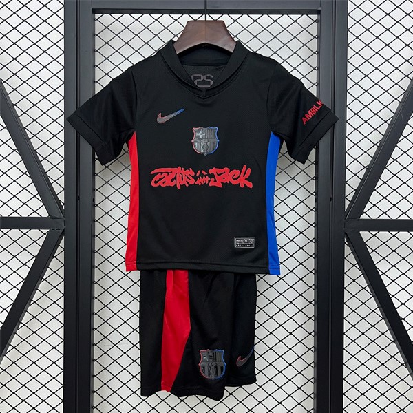 Camiseta Barcelona 2ª Niño Limited Edition Travis Scott 2024-2025